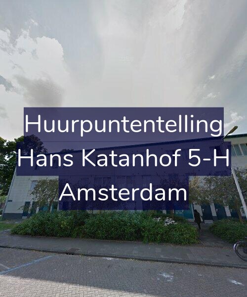 Foto gevel Huurpuntentelling voor Hans Katanhof 5-H, Amsterdam