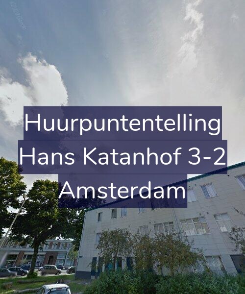 Foto gevel Huurpuntentelling voor Hans Katanhof 3-2, Amsterdam