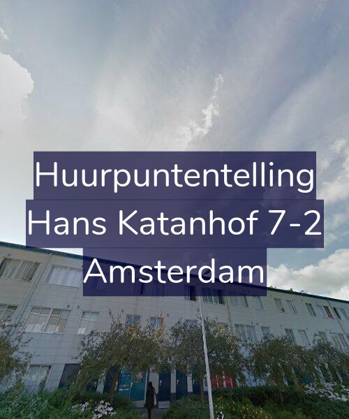 Foto gevel Huurpuntentelling voor Hans Katanhof 7-2, Amsterdam