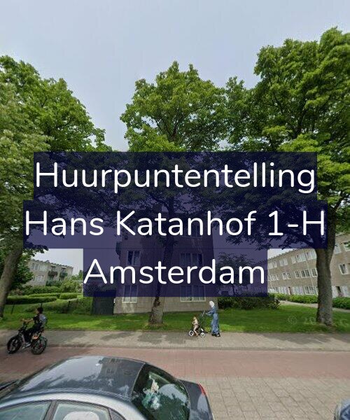 Foto gevel Huurpuntentelling voor Hans Katanhof 1-H, Amsterdam