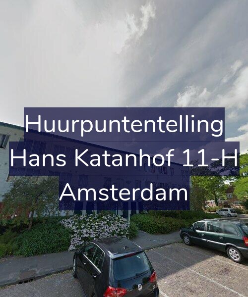 Foto gevel Huurpuntentelling voor Hans Katanhof 11-H, Amsterdam