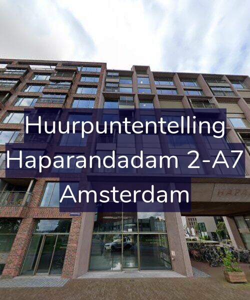 Foto gevel Huurpuntentelling voor Haparandadam 2-A7, Amsterdam