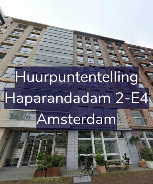 Foto gevel Huurpuntentelling voor Haparandadam 2-E4, Amsterdam