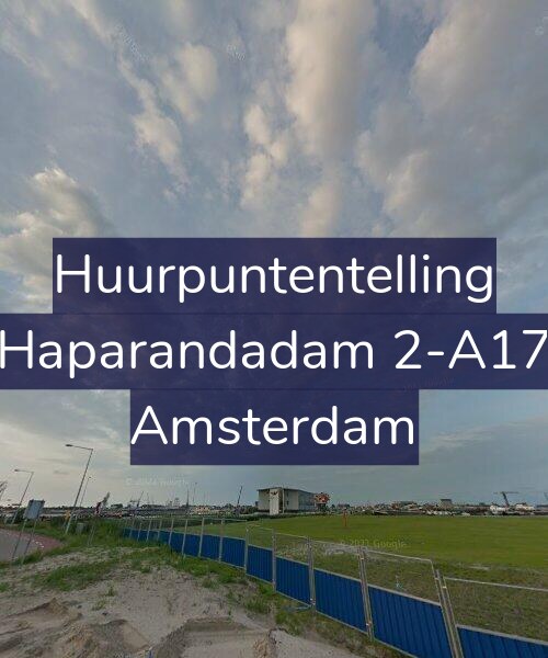 Foto gevel Huurpuntentelling voor Haparandadam 2-A17, Amsterdam