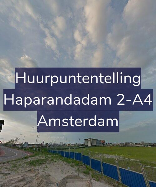 Foto gevel Huurpuntentelling voor Haparandadam 2-A4, Amsterdam
