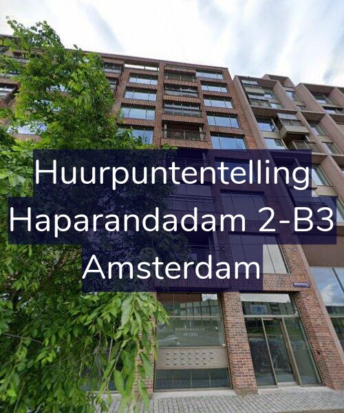 Foto gevel Huurpuntentelling voor Haparandadam 2-B3, Amsterdam