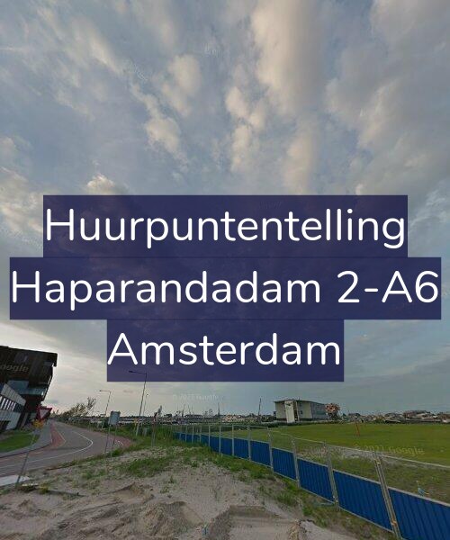 Foto gevel Huurpuntentelling voor Haparandadam 2-A6, Amsterdam