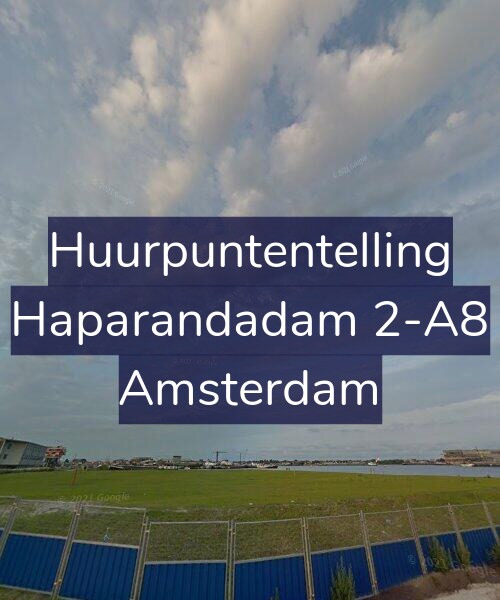 Foto gevel Huurpuntentelling voor Haparandadam 2-A8, Amsterdam