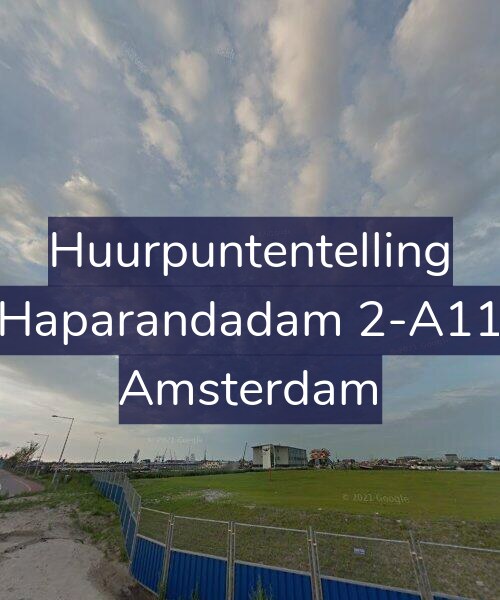 Foto gevel Huurpuntentelling voor Haparandadam 2-A11, Amsterdam