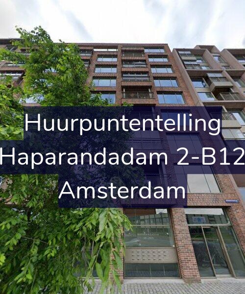 Foto gevel Huurpuntentelling voor Haparandadam 2-B12, Amsterdam