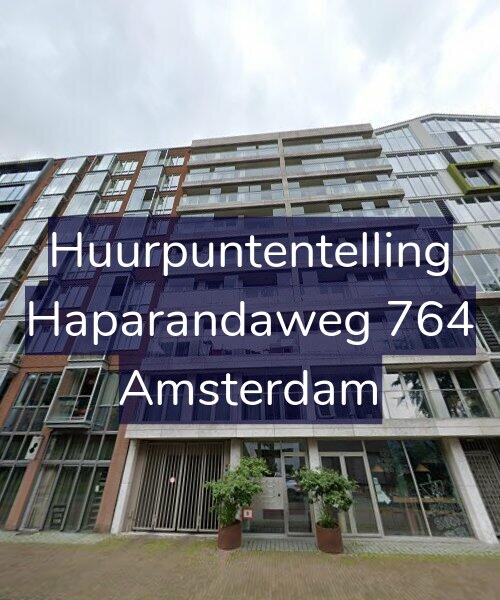 Foto gevel Huurpuntentelling voor Haparandaweg 764, Amsterdam