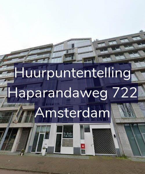 Foto gevel Huurpuntentelling voor Haparandaweg 722, Amsterdam