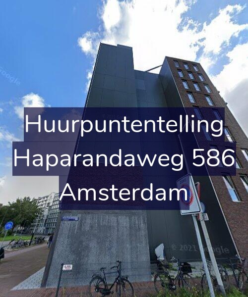 Foto gevel Huurpuntentelling voor Haparandaweg 586, Amsterdam