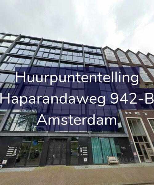 Foto gevel Huurpuntentelling voor Haparandaweg 942-B, Amsterdam