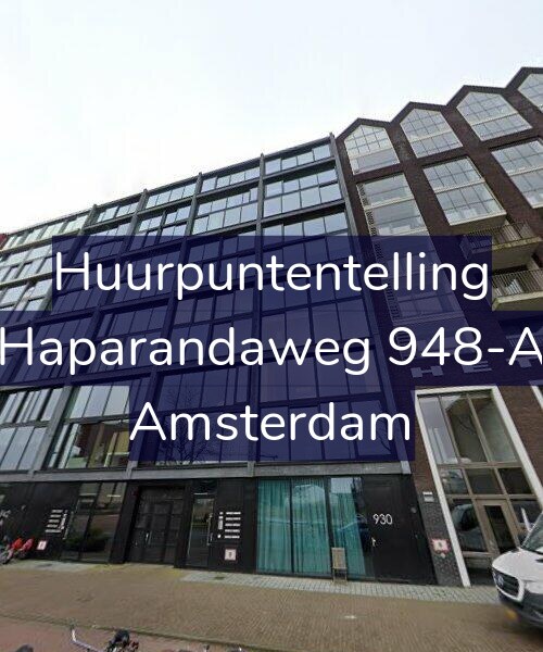 Foto gevel Huurpuntentelling voor Haparandaweg 948-A, Amsterdam