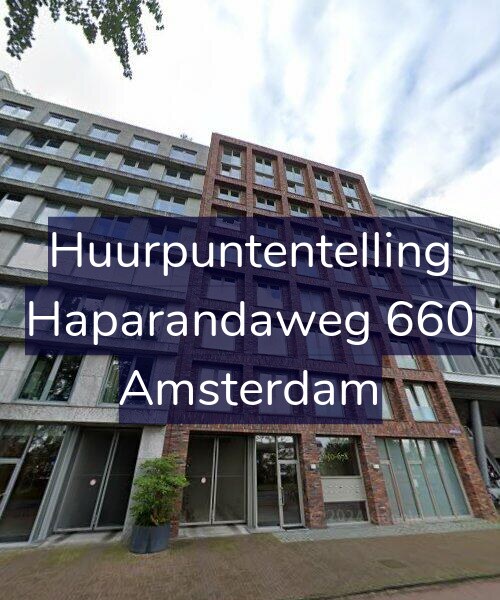 Foto gevel Huurpuntentelling voor Haparandaweg 660, Amsterdam