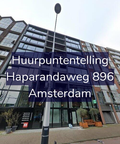 Foto gevel Huurpuntentelling voor Haparandaweg 896, Amsterdam