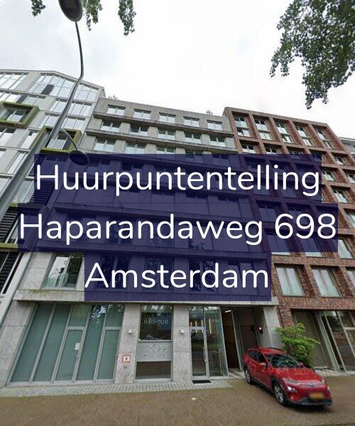 Foto gevel Huurpuntentelling voor Haparandaweg 698, Amsterdam