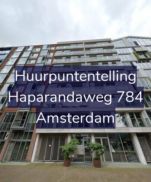 Foto gevel Huurpuntentelling voor Haparandaweg 784, Amsterdam
