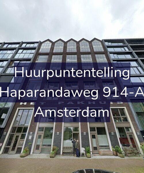 Foto gevel Huurpuntentelling voor Haparandaweg 914-A, Amsterdam