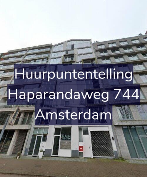 Foto gevel Huurpuntentelling voor Haparandaweg 744, Amsterdam