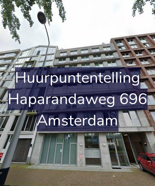 Foto gevel Huurpuntentelling voor Haparandaweg 696, Amsterdam