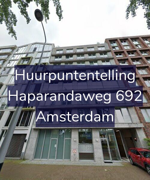 Foto gevel Huurpuntentelling voor Haparandaweg 692, Amsterdam
