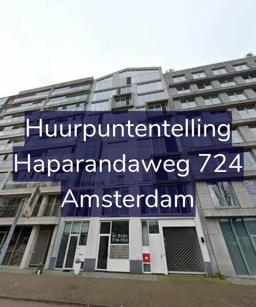 Foto gevel Huurpuntentelling voor Haparandaweg 724, Amsterdam