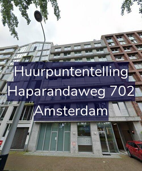 Foto gevel Huurpuntentelling voor Haparandaweg 702, Amsterdam