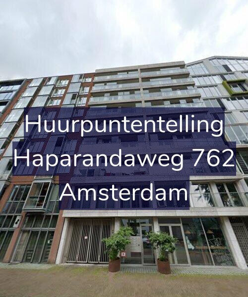 Foto gevel Huurpuntentelling voor Haparandaweg 762, Amsterdam