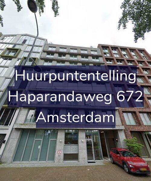 Foto gevel Huurpuntentelling voor Haparandaweg 672, Amsterdam
