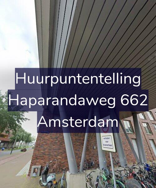 Foto gevel Huurpuntentelling voor Haparandaweg 662, Amsterdam