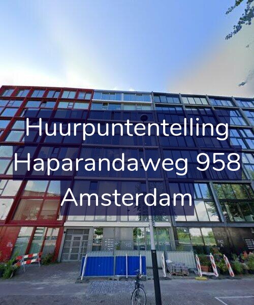 Foto gevel Huurpuntentelling voor Haparandaweg 958, Amsterdam