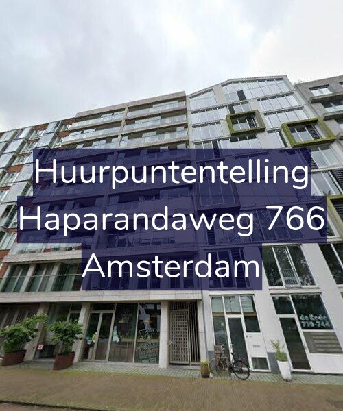 Foto gevel Huurpuntentelling voor Haparandaweg 766, Amsterdam
