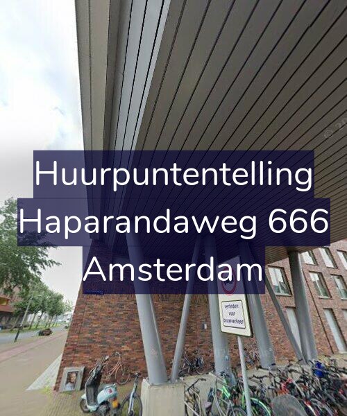 Foto gevel Huurpuntentelling voor Haparandaweg 666, Amsterdam