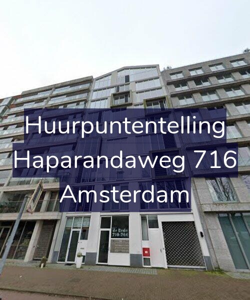 Foto gevel Huurpuntentelling voor Haparandaweg 716, Amsterdam