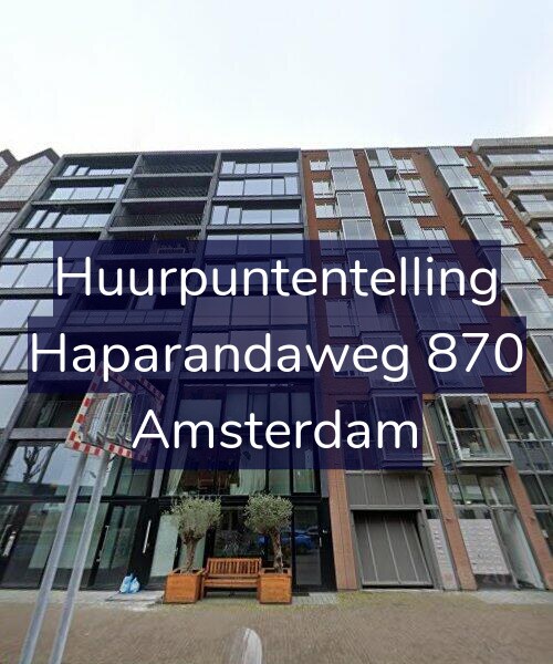 Foto gevel Huurpuntentelling voor Haparandaweg 870, Amsterdam
