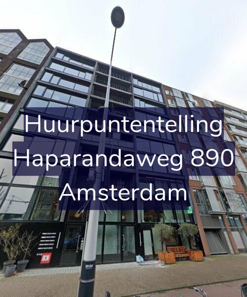 Foto gevel Huurpuntentelling voor Haparandaweg 890, Amsterdam