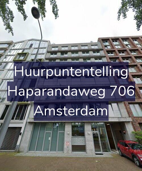 Foto gevel Huurpuntentelling voor Haparandaweg 706, Amsterdam