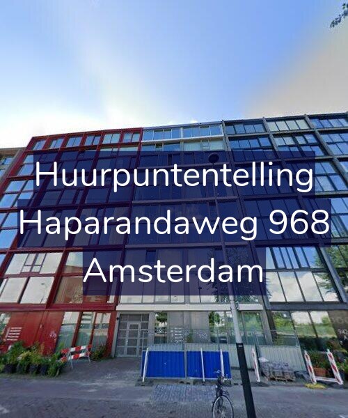 Foto gevel Huurpuntentelling voor Haparandaweg 968, Amsterdam