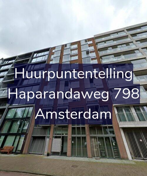 Foto gevel Huurpuntentelling voor Haparandaweg 798, Amsterdam