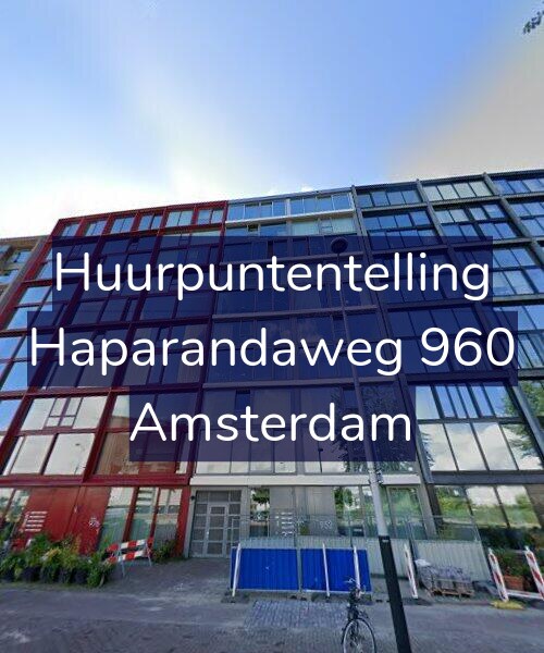 Foto gevel Huurpuntentelling voor Haparandaweg 960, Amsterdam