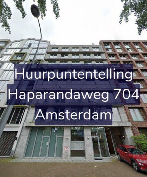 Foto gevel Huurpuntentelling voor Haparandaweg 704, Amsterdam