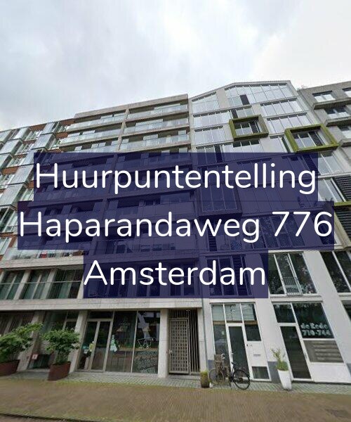Foto gevel Huurpuntentelling voor Haparandaweg 776, Amsterdam