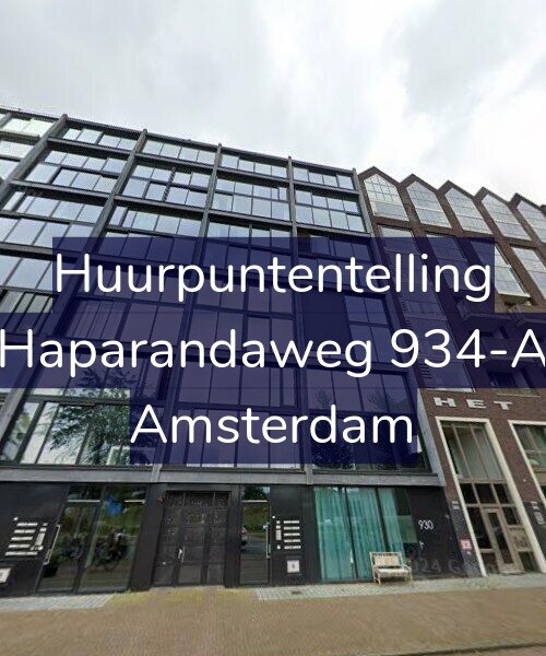 Foto gevel Huurpuntentelling voor Haparandaweg 934-A, Amsterdam