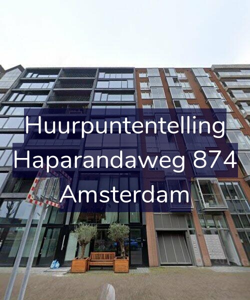 Foto gevel Huurpuntentelling voor Haparandaweg 874, Amsterdam