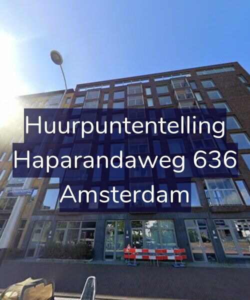 Foto gevel Huurpuntentelling voor Haparandaweg 636, Amsterdam