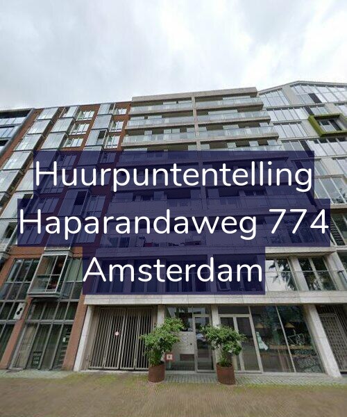 Foto gevel Huurpuntentelling voor Haparandaweg 774, Amsterdam