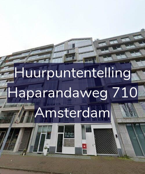Foto gevel Huurpuntentelling voor Haparandaweg 710, Amsterdam
