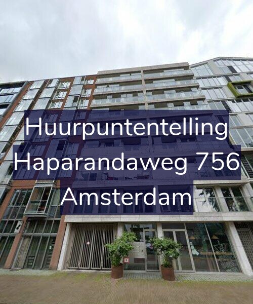 Foto gevel Huurpuntentelling voor Haparandaweg 756, Amsterdam